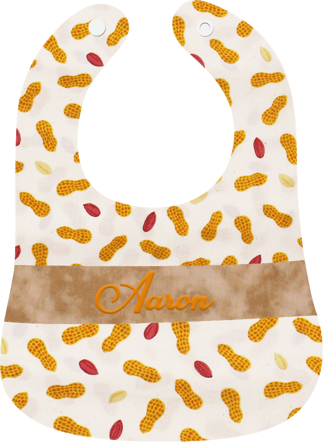 米黃色花生果仁繡名口肩