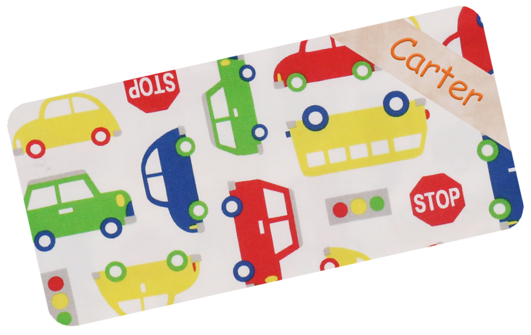 米色交通工具繡名油柑葉枕