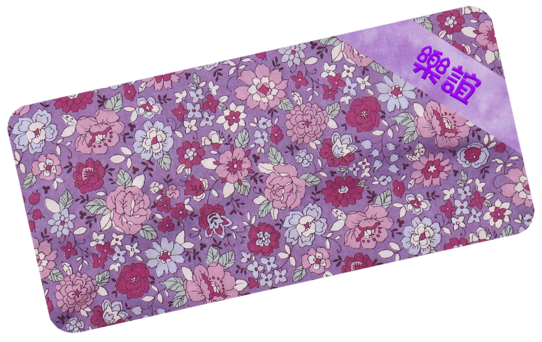 紫色花園繡名油柑葉枕