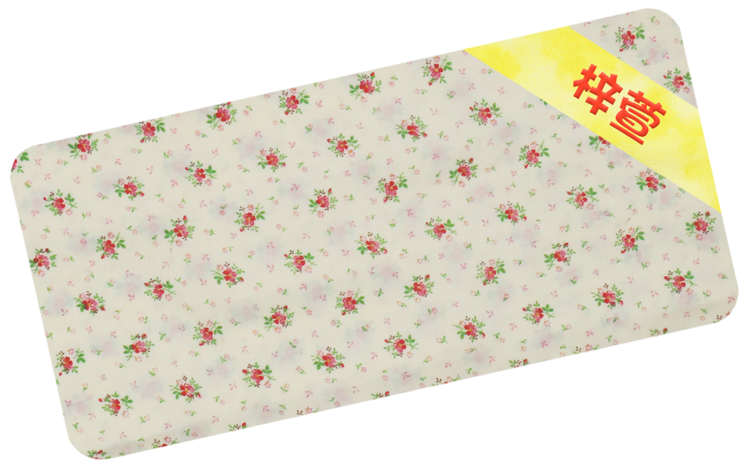 米黃色碎花繡名油柑葉枕